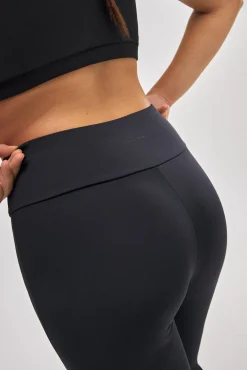 TÉRMICO Leggings deportivos flare interior afelpado negro