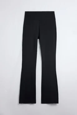 TÉRMICO Leggings deportivos flare interior afelpado negro
