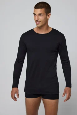 TÉRMICO LIGERO Camiseta algodón manga larga negro