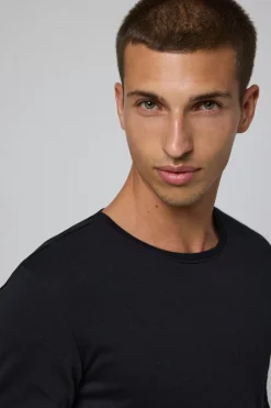 TÉRMICO LIGERO Camiseta algodón manga larga negro