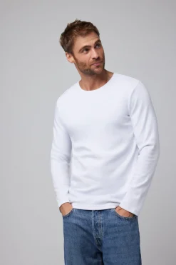 TÉRMICO LIGERO Camiseta algodón manga larga blanco