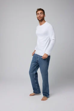 TÉRMICO LIGERO Camiseta algodón manga larga blanco