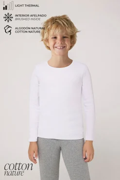 TÉRMICO LIGERO Camiseta algodón infantil manga larga