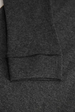 TÉRMICO LIGERO Camiseta manga larga cuello semicisne marengo