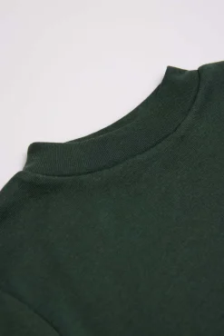 TÉRMICO LIGERO Camiseta manga larga cuello semicisne verde botella