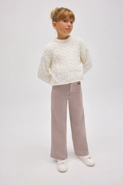 TÉRMICO LIGERO Pantalón niña ancho detalle bolsillos