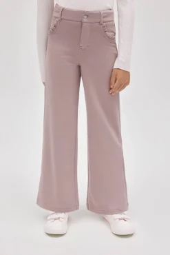 TÉRMICO LIGERO Pantalón niña ancho detalle bolsillos