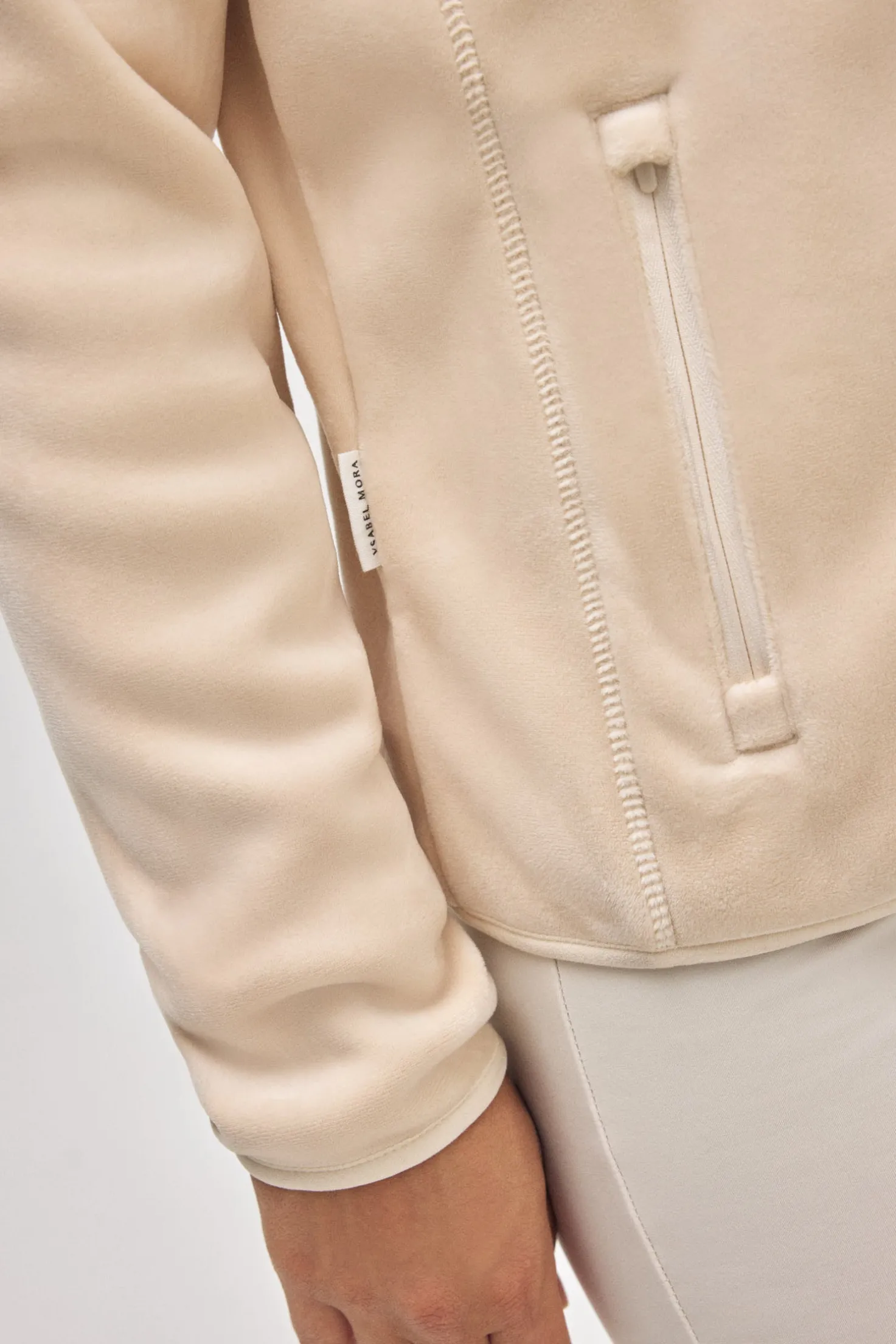 ULTRA TÉRMICO Chaqueta deportiva afelpada polar beige