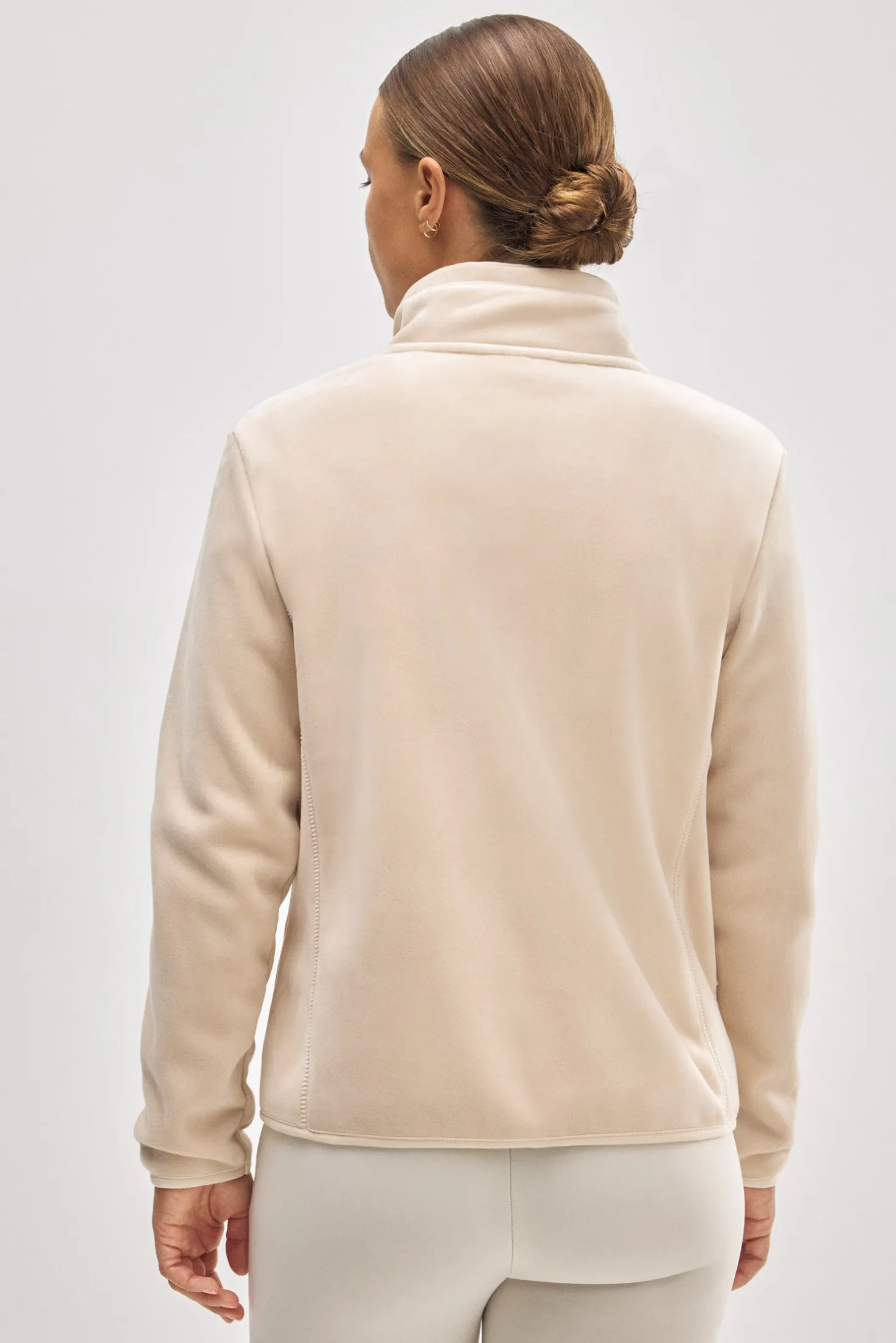 ULTRA TÉRMICO Chaqueta deportiva afelpada polar beige