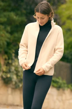 ULTRA TÉRMICO Chaqueta deportiva afelpada polar beige