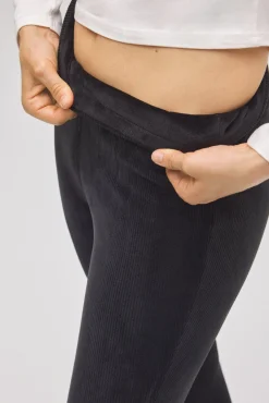 ULTRA TÉRMICO Leggings efecto pana afelpado polar negro