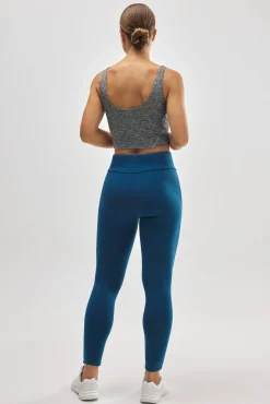 ULTRA TÉRMICO Leggings estilo deportivo afelpado polar azul