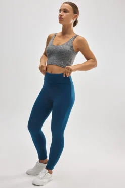 ULTRA TÉRMICO Leggings estilo deportivo afelpado polar azul