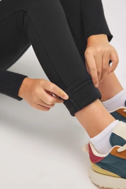 ULTRA TÉRMICO Leggings niña afelpado polar negro
