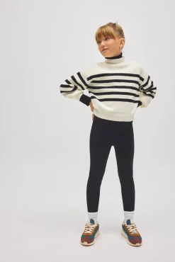 ULTRA TÉRMICO Leggings niña afelpado polar negro