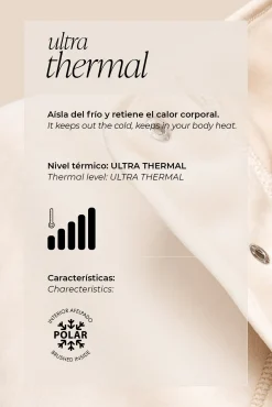 ULTRA TÉRMICO Leggings niña afelpado polar negro