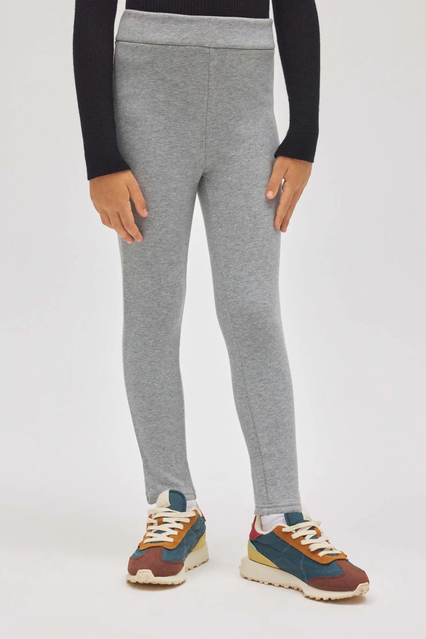 ULTRA TÉRMICO Leggings niña afelpado polar gris
