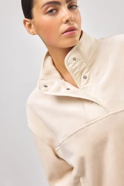 ULTRA TÉRMICO Sudadera deportiva afelpada polar beige