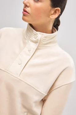 ULTRA TÉRMICO Sudadera deportiva afelpada polar beige