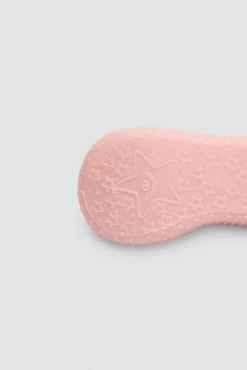 Zapatilla calcetín estampado arcoiris y estrellas