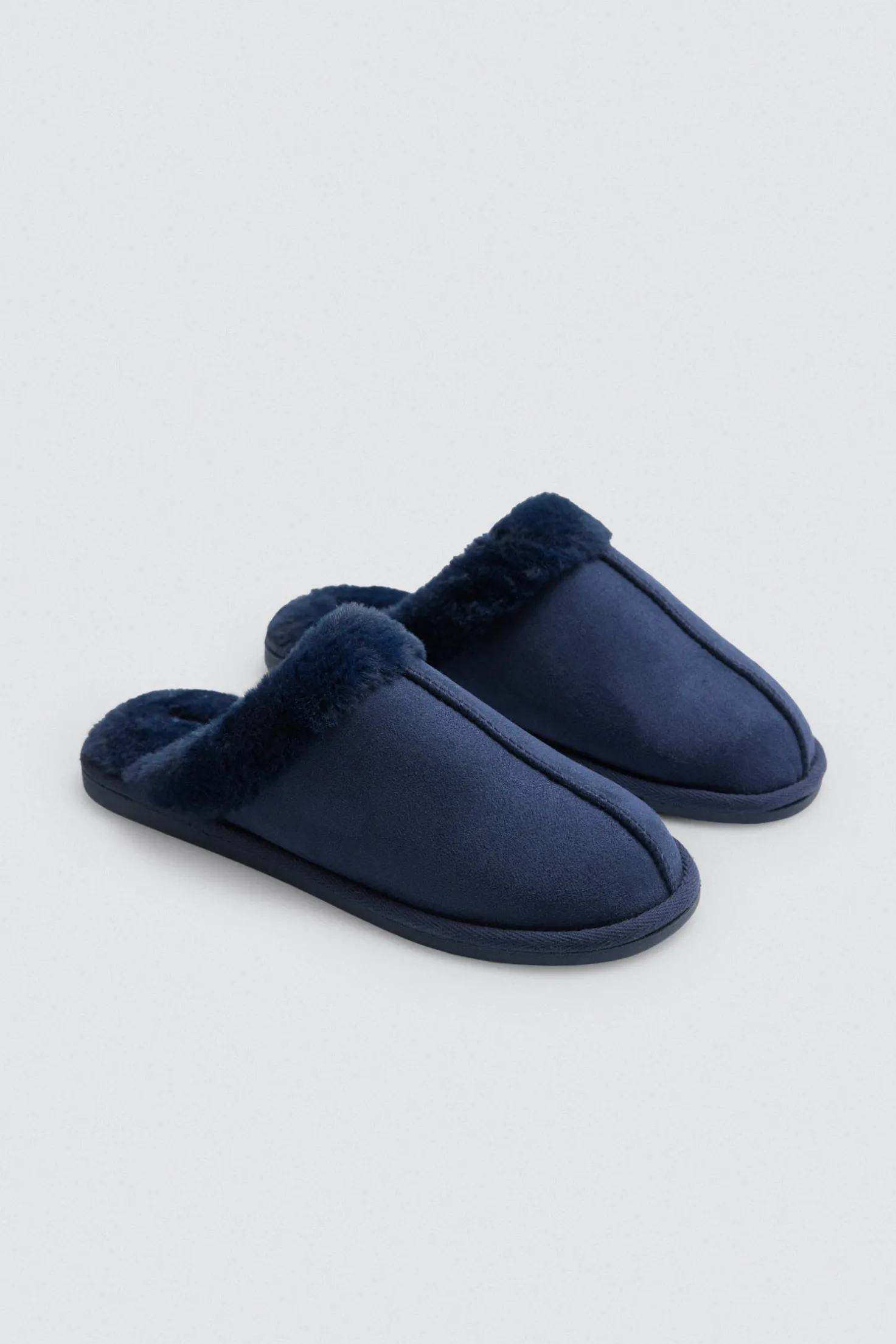 Zapatillas básicas con pelo marino