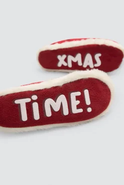 Zapatillas casa infantiles Navidad cascanueces