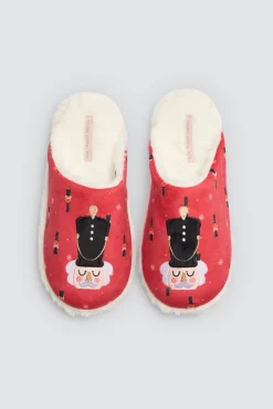 Zapatillas casa mujer Navidad cascanueces