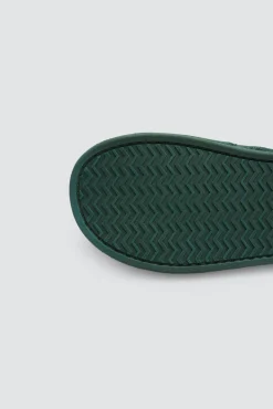 Zapatillas con textura verde