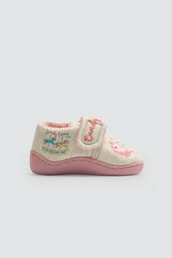 Zapatillas de bebé velcro estampado unicornios