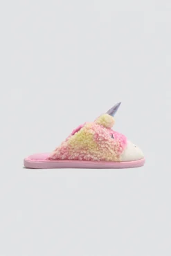 Zapatillas de casa infantiles unicornio 3D
