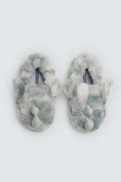 Zapatillas de casa infantiles rinoceronte con detalles 3D