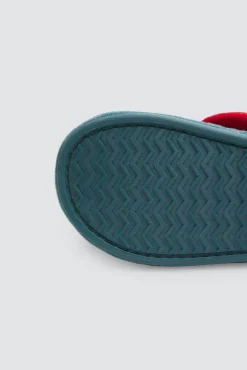 Zapatillas de casa infantiles cohete 3D con detalles espaciales