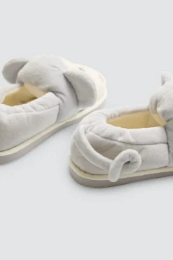 Zapatillas de casa infantiles mono y orejas 3D