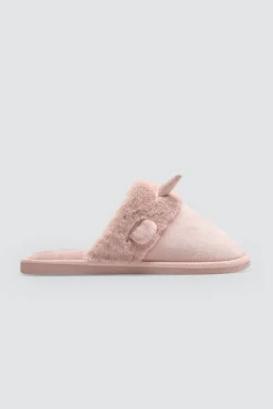 Zapatillas de casa orejas 3D y pelo