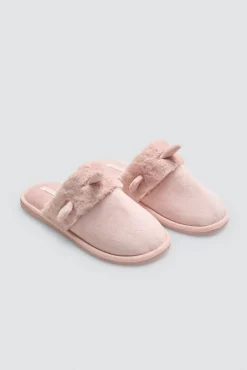 Zapatillas de casa orejas 3D y pelo
