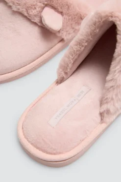 Zapatillas de casa orejas 3D y pelo