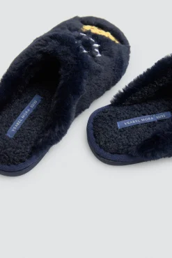 Zapatillas de casa pelo astronauta y pizza