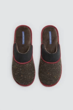 Zapatillas de casa tejido jaspeado